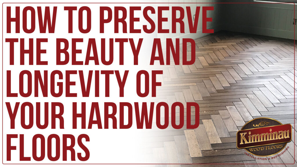 Maintain hardwood floors