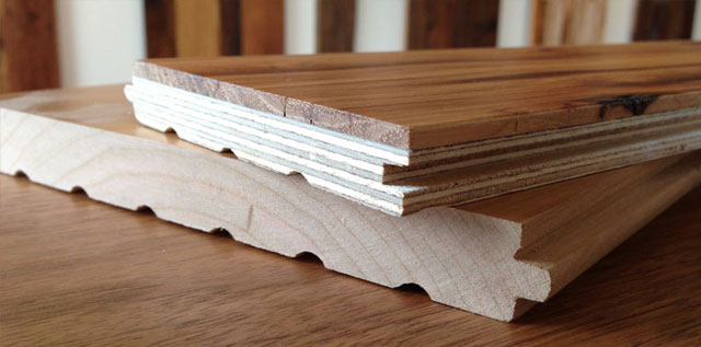 Fresh finished, and non-refinished hardwood flooring.