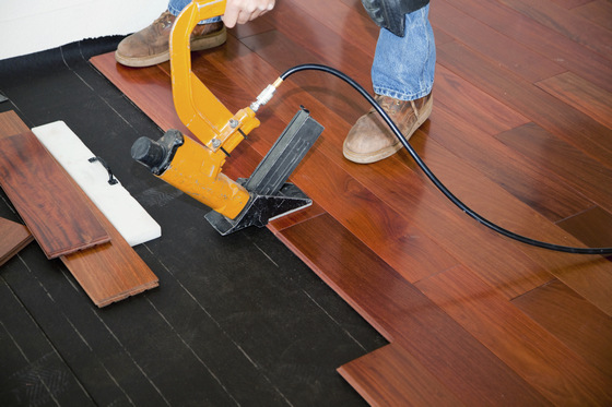 Nail-Down Installation Over Plywood.